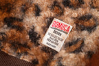 レパードカールファータンク　アイボリー/ブラウン